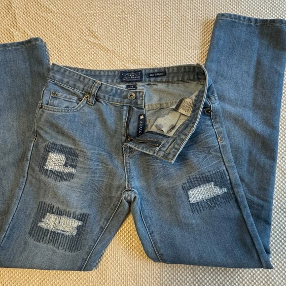 Lucky Brand Other - Lucky Brand Jeans Billy Straight Patchwork Jeans
